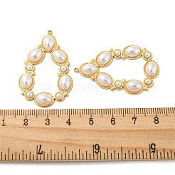 Абс пластмассовые жемчужные подвески STAS-L022-201G