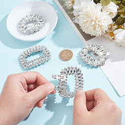 4 шт. 2 стиля украшения для обуви из сплава со стразами AJEW-PH0011-49P