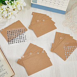 25 лист прямоугольной бумаги разделители для папок&nbsp;AJEW-CP0009-51