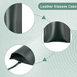 Сумки для хранения очков из искусственной кожи&nbsp;ABAG-WH20015-02B