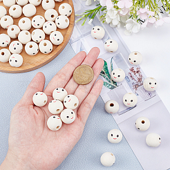 Европейский бисер из клена&nbsp;WOOD-FH0001-52