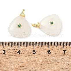 Натурального белого нефрита подвески&nbsp;KK-G555-17G-02