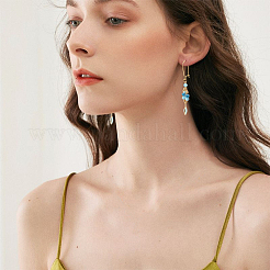 5 пара 925 серьги-кольца из стерлингового серебра с фурнитурой STER-BBC0007-84