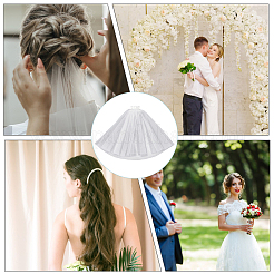 Фаты из нейлоновой сетки AJEW-WH20018-76