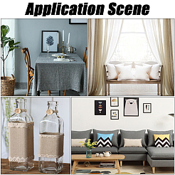 Прямоугольная хлопчатобумажная льняная ткань&nbsp;DIY-WH20001-58B