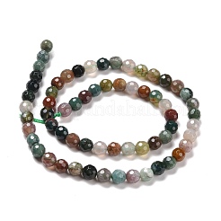 Природного индийского агата бисер нитей&nbsp;G-E571-24A