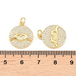 Латунные микро проложить кубического циркония подвески&nbsp;KK-C162-040G