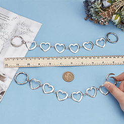 2 шт. сплава сердце цепи ремень для ботинок&nbsp;FIND-FG0003-66