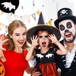 Кожаные украшения для левого и правого крыла летучей мыши&nbsp;DIY-GF0005-62A