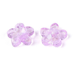 Выпечка расписные прозрачные стеклянные бусины&nbsp;DGLA-N014-08A-04