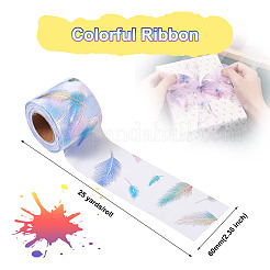 3 рулон двухцветной органзы с кружевной отделкой&nbsp;ORIB-BT0001-04