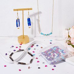 320шт 8 стеклянных бисера с 2 отверстиями SEED-SC0001-08