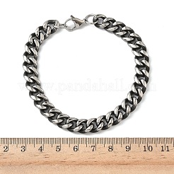 Браслеты из нержавеющей стали 667 панцирного плетения для мужчин и женщин BJEW-D367-02