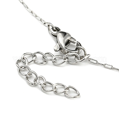 Браслет на щиколотку из натуральных смешанных драгоценных камней с цепочками из нержавеющей стали 304 для женщин AJEW-Z008-01