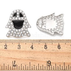 Серьги-гвоздики из латуни из АБС-пластика с искусственным жемчугом EJEW-B132-02P