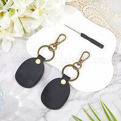 Брелки из искусственной кожи&nbsp;AJEW-CL0001-55B