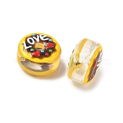 Прозрачные стеклянные эмалевые бусины&nbsp;LAMP-U004-05A-02