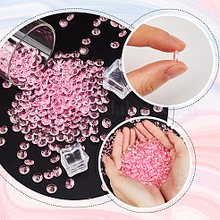 1000 шт. акриловые стразы с заостренной задней частью кабошоны&nbsp;GACR-SP0001-01B