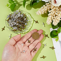 160 шт. 2 цвета подвески из сплава в тибетском стиле TIBE-DC0001-21