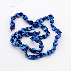 Гальванизировать немагнитных синтетический гематит нитей бисера G-J286-05F