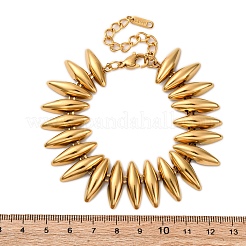 Браслеты из нержавеющей стали 304 для женщин BJEW-Z125-01G