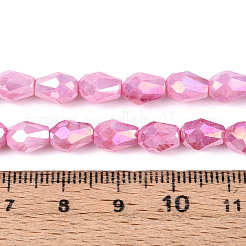 Антикоррозийные гальванические стеклянные бусины&nbsp;X-GLAA-T025-13A-06