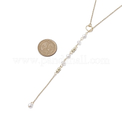 Ожерелья с подвесками из ракушек и жемчуга NJEW-JN04939