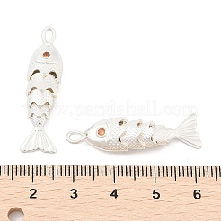 Латунные микропаве прозрачные подвески с фианитом&nbsp;KK-C080-02B-S