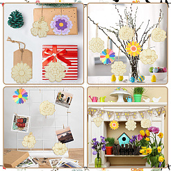 Деревянные большие подвески WOOD-CJC0019-09