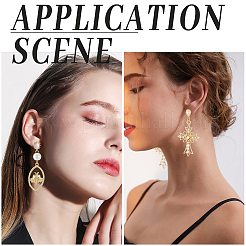 12 шт. 4 шт. фурнитура для сережек-гвоздиков в форме капли из латуни KK-BBC0011-75