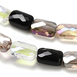 Стеклянные бусины с гальваническим покрытием &nbsp;EGLA-P068-01A-02