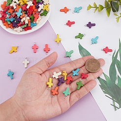 100шт подвески из окрашенной синтетической бирюзы&nbsp;PALLOY-HY00120