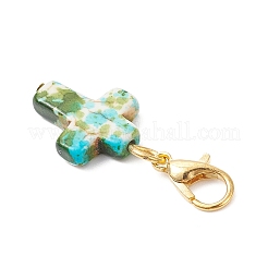 Подвесные украшения из искусственной бирюзы&nbsp;HJEW-JM03946-02