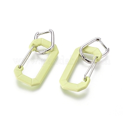 Латунные серьги обруча EJEW-G262-01P