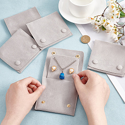 Бархатные мешочки для хранения ювелирных изделий на шнурке&nbsp;ABAG-WH0032-55B