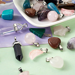 Природные и синтетические смешанные подвески драгоценных камней G-TA0001-21