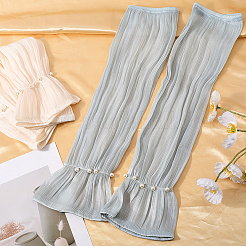 2 пара длинных нарукавников из двухцветной глазурованной марли AJEW-CY0001-22A