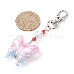 Акриловые подвески-бабочки HJEW-JM01595-01