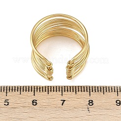 Открытая манжета из нержавеющей стали 304 для женщин&nbsp;RJEW-K306-01G