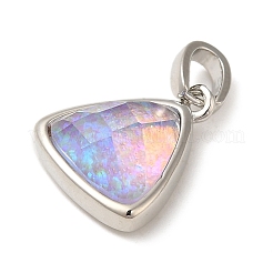 Стойка из латуни с подвесками из синтетического опала&nbsp;KK-S370-10P