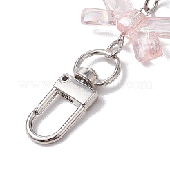 Акриловые украшения в виде банта и медведя HJEW-JM02547