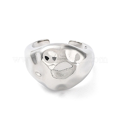 Покрытие стойки латунные открытые кольца RJEW-D020-02P