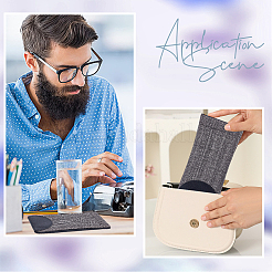 1 шт. прямоугольный футляр для очков из ПВХ&nbsp;AJEW-CN0005-83A