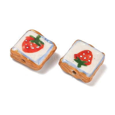 Фарфоровые бусины ручной работы PORC-C008-03C-1