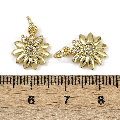 Латунные микро проложить кубического циркония подвески KK-I358-063G-A-1