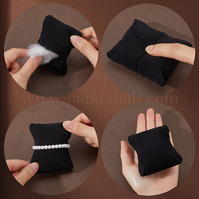 12 шт. подушка для браслета/часов с ворсом BDIS-BBC0001-06B-1