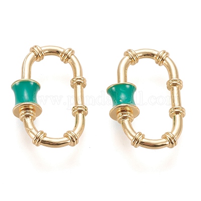 Латунные эмалированные винты с карабином KK-L006-002G-1