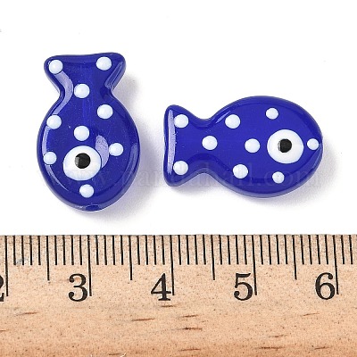 Бусины из стеклянной эмали LAMP-D303-04L-1