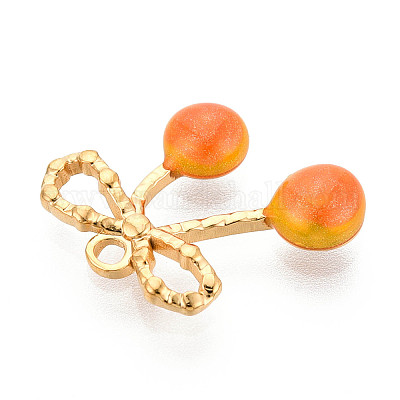 Подвески из нержавеющей стали 304 с эмалью STAS-N110-25B-G-1