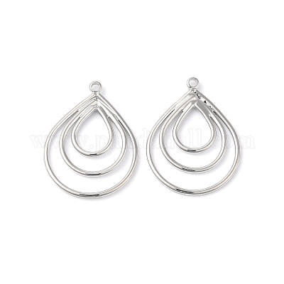 Латунные подвески с открытой спинкой KK-O144-19P-1